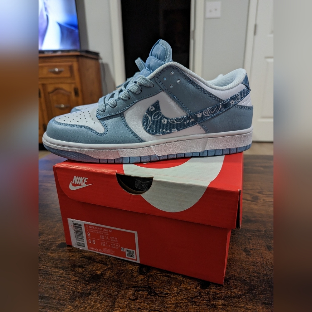 Nike Blue Paisley Dunk